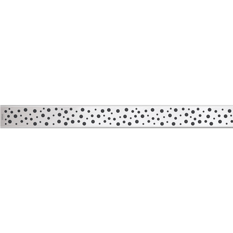 Alcadrain Duschrost BUBLE für Duschrinnen, Edelstahl-Matt 750 mm