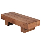 thumbnail of FineBuy Couchtisch Massivholz 120cm breit Wohnzimmertisch Landhaus Beistelltisch