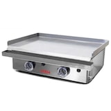 thumbnail of MBH - Plancha a gas industrial 600x400 mm económica para hostelería. Fry Top profesional de acero laminado para bar y restaurante.