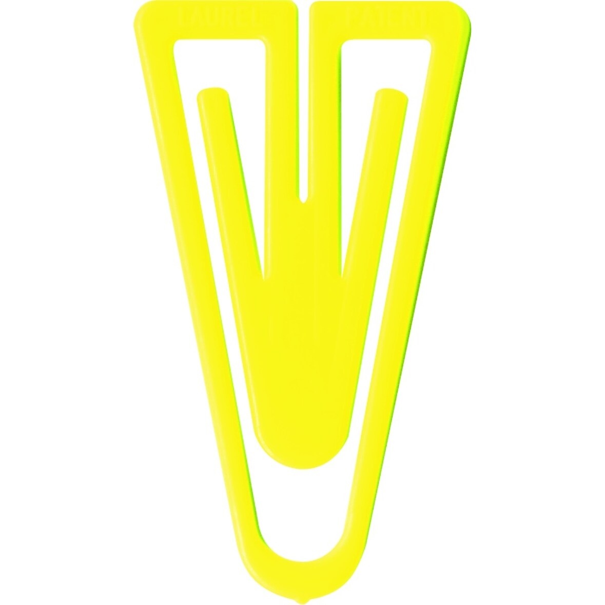 Büroklammern Plastiklips 25mm VE=10x500 Stück hellgelb