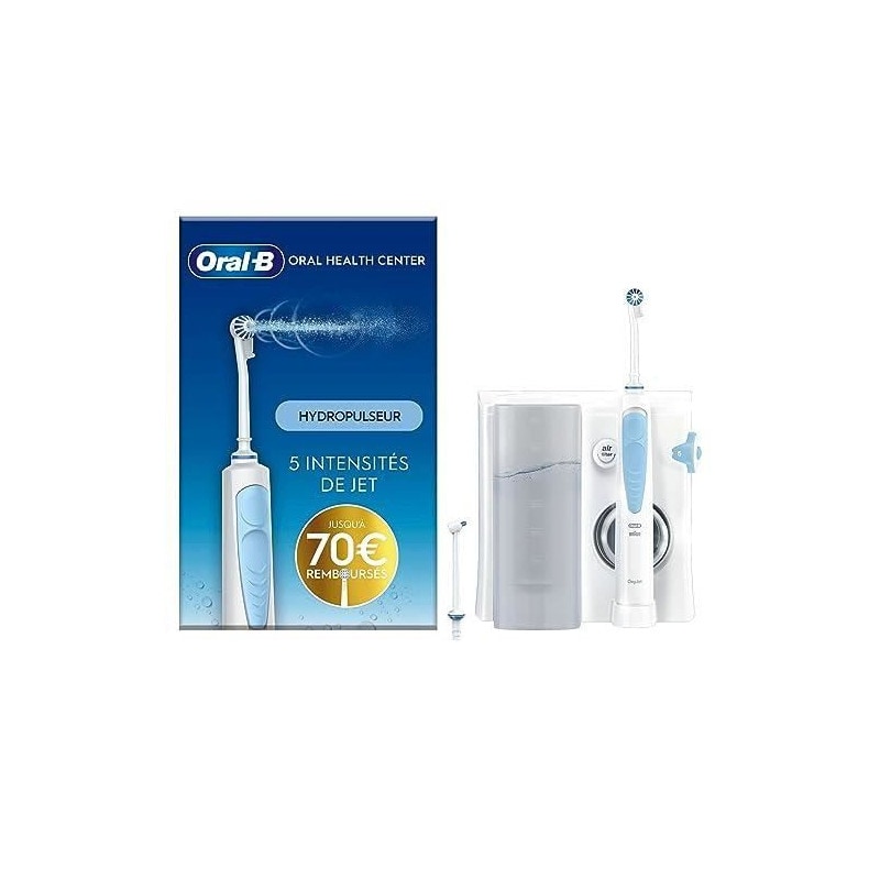 Oral-b Oral Health Center Hydropulseur : Fil Dentaire A L'eau, 1 Canule Oxyjet, 1 Canule Water Jet