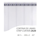 thumbnail of Cortinas PVC industriales con recubrimiento del 60% - 300x3 (-45º) 2.40 x 1.40