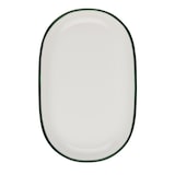thumbnail of IDFine Modest Green Magnus Oval Platter 23 cm 12 Stück