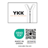 thumbnail of Bettwäsche 155x220 cm Baumwolle 4 teilig Weiß Grau Streifen modern mit Reißverschluss