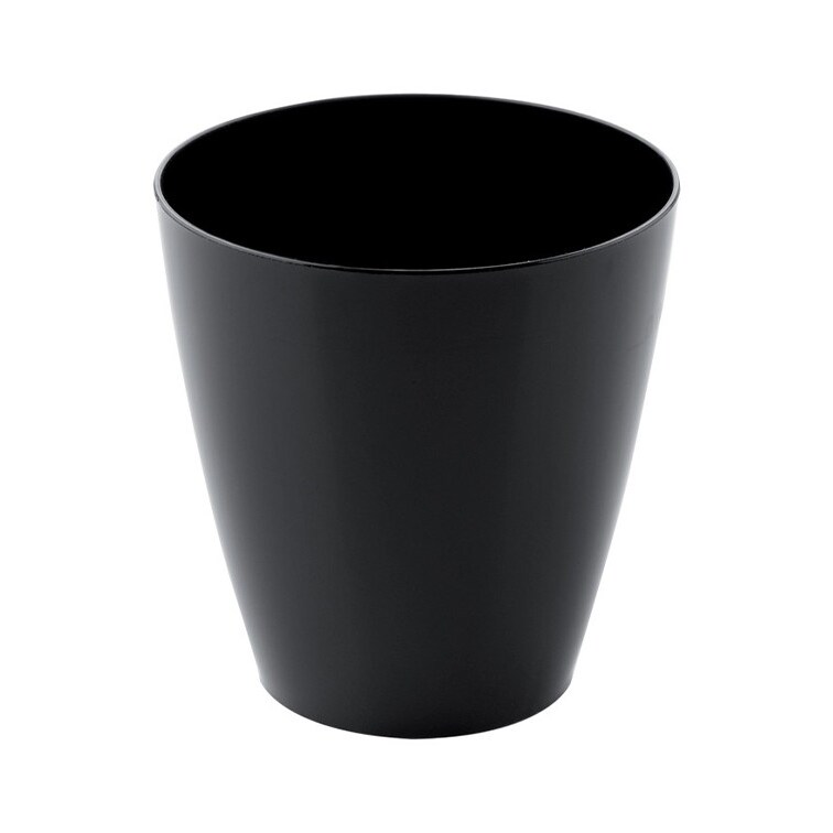 MONOUSO - Mehrweg Fingerfood-Becher aus PS "Punto" Schwarz 60ml (750 Stück)