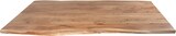 thumbnail of Esstisch Baumkante massiv Akazie Natur 180 x 90 U-Gestell schwarz THEA