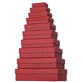 thumbnail of Geschenkkarton, 10-teilig, dunkelrot