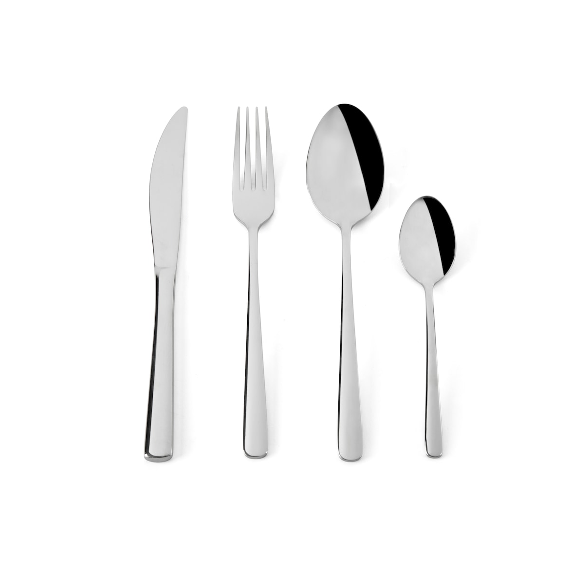 Excelsa set 24 posate Luxury acciaio argento