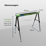 thumbnail of 4x Arbeitsböcke klappbar höhenverstellbar bis 91 cm Unterstellböcke Stützböcke Klappböcke