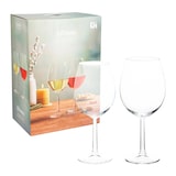 thumbnail of WellHome - Conjunto de 12 taças de vinho (6 de 580ml + 6 de 430ml) em vidro.
