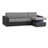 thumbnail of Dmora Divano Letto Alicya, Divano ad angolo, 100% Made in Italy, conPenisola contenitore reversibile, Cm 280x95h90, Grigio e Antracite