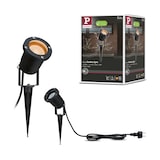 thumbnail of Paulmann Projecteur de jardin LED Lumière dorée favorable aux insectes IP65 rond 92mm 2200K 4,3W 320lm 230V 38° Noir Métal 94731