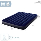 thumbnail of INTEX Luftmatratze Luftbett Downy 137x191x25cm 2-Personenbett Matratze Blau