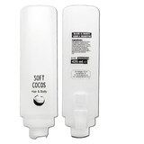 thumbnail of KOMPLETT-SET Duscherlebnis 12x425ml verschied. Düfte, 1x300ml Intim Reinigungsschaum+ 5x Wandhalterung : Duftnote -  Soft Cocos: Kokosnuss, Farbe - W