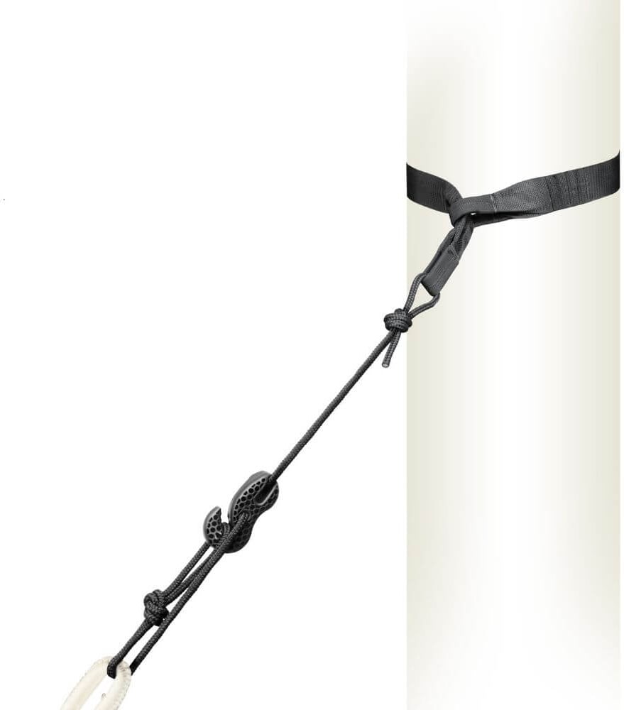 TreeMount Black - Suporte para redes de descanso em árvores e postes