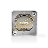 thumbnail of Prise Murale Pour Antenne  1x Sortie F  1x Sortie Mâle Cei  1x Sortie Femelle Cei  75 Db Usage Non Intensif Nedis