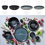 thumbnail of Palmer Serviesset Eccentric Stoneware 6-persoons 24-delig Blauw