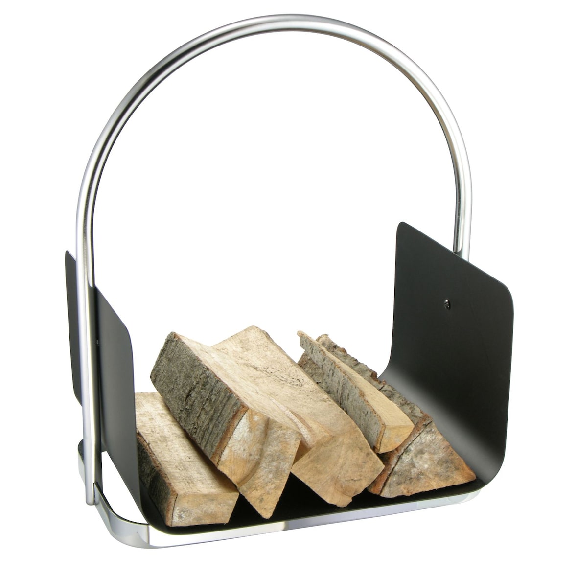 Kaminholz Tragekorb & Besteck