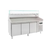 thumbnail of Combisteel Pizzakühltisch mit Granitplatte und 3 Türen