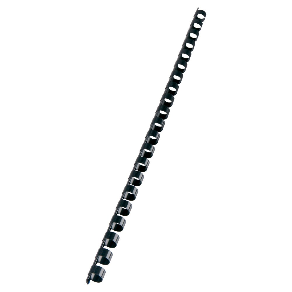 GBC Kunststoff Plastikbinderücken Schwarz 10 mm 45 Blatt DIN A4 100 Stück
