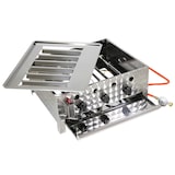 thumbnail of Gasbräter Gasgrill Gestell 10 kW Edelstahl 3 flammig Gasschlauch B01+G03+G04