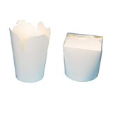 thumbnail of 500 Nudelboxen Pastaboxen weiß 26oz ca.720ml rund Papier+PE