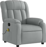 thumbnail of vidaXL Massagesessel Hellgrau Stoff