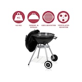 thumbnail of Lone Star Barbecue - Houtskool BBQ - Kogel Barbeque - Geïsoleerde Handvaten - Ontluchtingssysteem - Verwijderbare As Opvangbak