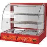thumbnail of GastroHero Warmhaltevitrine / Snackwärmer 660 mm, bis 85 °C, mit Beleuchtung