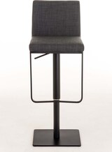 thumbnail of CHEFGASTRO Barhocker MANHATTAN Schwarz Stoff HxBxT 86x42x44cm Stoff Dunkelgrau Barstuhl