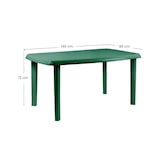 thumbnail of Mesa de Resina Rectangular Vistara 140x72cm 7house