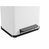 thumbnail of Hailo Treteimer Öko uno Plus M, Abfalleimer, Mülleimer, Stahlblech, Weiß, 17 L, 0619-230
