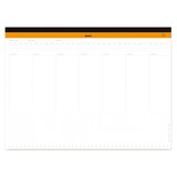 thumbnail of Sous-main semainier A3+, 60 feuillets microperforés 80 g/m², imprimés agenda perpétuel