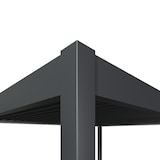 thumbnail of Weide E-Deluxe | elektrische Pergola mit LED | Voll Aluminium | 3 x 4 M | motorisiertes Lamellendach anthrazit