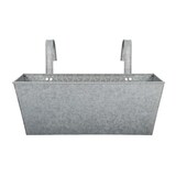 thumbnail of Jardinière balcon en zinc à suspendre blanc Esschert Design