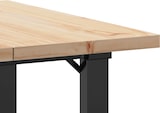 thumbnail of Décoshop26 - Esstisch im Industriedesign 70 x 70 x 75,5 cm massives Kiefernholz und Stahl DEC036793