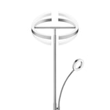 thumbnail of Deckenfluter Auralis LED 20W, Leselicht, dimmbar - Nickel matt