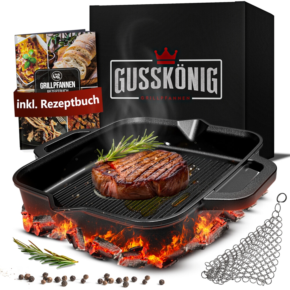 GUSSKÖNIG Grill-Feuerpfanne 26 cm
