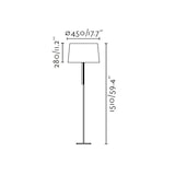 thumbnail of Volta, Lámpara de pie pantalla blanca, Faro Barcelona