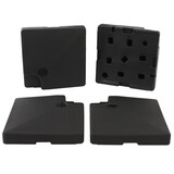 thumbnail of Gastronomie-Ampelschirm HWC-A96, Sonnenschirm, 3x4m (Ø5m) Polyester/Alu 26kg ~ Flap, bordeaux mit Ständer, drehbar