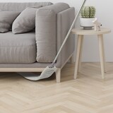 thumbnail of Relaxdays flacher Staubwedel, Lücken putzen, Teleskopstange bis 115 cm, 3 waschbare Bezüge, Spaltstaubreiniger, grau