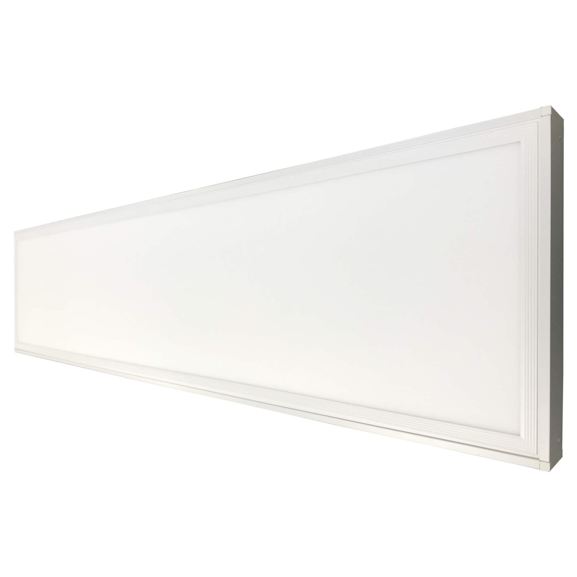 120x30 cm LED Deckenleuchte Panel 40w Panel inkl. Aufbaurahmen Quadrat 3000K Warmweiß
