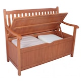 thumbnail of HARTHOLZ FSC Sitzbank Gartenbank Holz Bank Gartenmöbel Garten Staufach Kissen