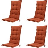 thumbnail of Pro Garden Tampa+Faro SET bestehend aus 4x Klappsessel weiß, 1x Tisch weiß, 4x Auflage Basic terra