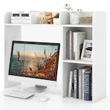 thumbnail of Helloshop26 - Étagère de bureau 94 x 25 x 74 cm rangement spacieux avec 2 dispositifs anti-renversement en bois ingénierie blanc 20_0012939