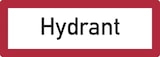 thumbnail of Feuerwehrschild, Hydrant - DIN 4066 - 297x105x0.45 mm Aluminium geprägt