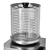 thumbnail of METRO PROFESSIONAL Macchina per hot dog GHM1002, acciaio inox/vetro, Ø 20 x 40 cm, 800 W, con indicatore di livello dell'acqua, argento