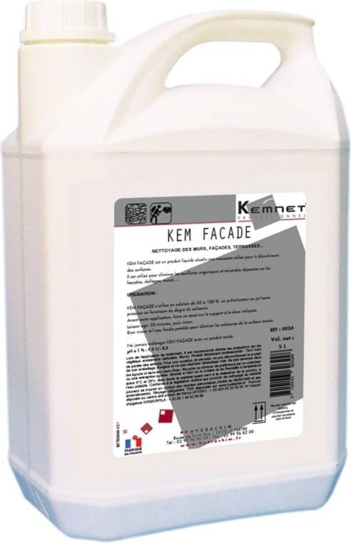 Fassaden-, Hof- und Mauerreiniger - KEM FAÇADE - 5L Kanister - KEMNET
