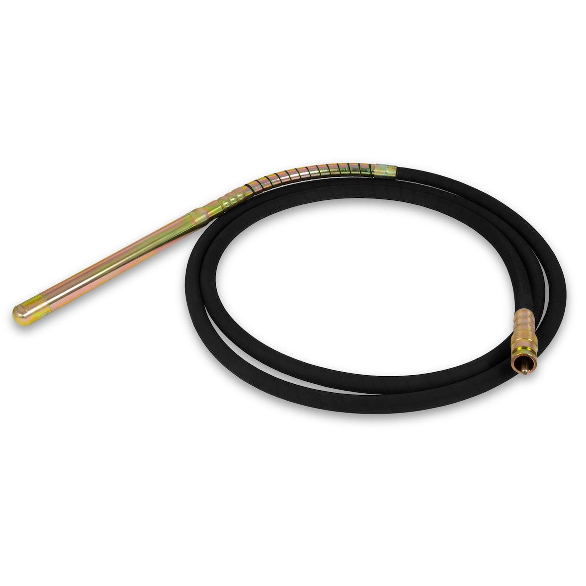 EBERTH Rüttelflasche Ersatzteil für Betonrüttler 45mm Durchmesser 6m Länge Stahlverstärkt Flexible Welle Wärmebehandelt 20kg