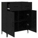thumbnail of vidaXL Sideboard Schwarz Eichen-Optik 34 x 69.5 x 90 cm Holzwerkstoff